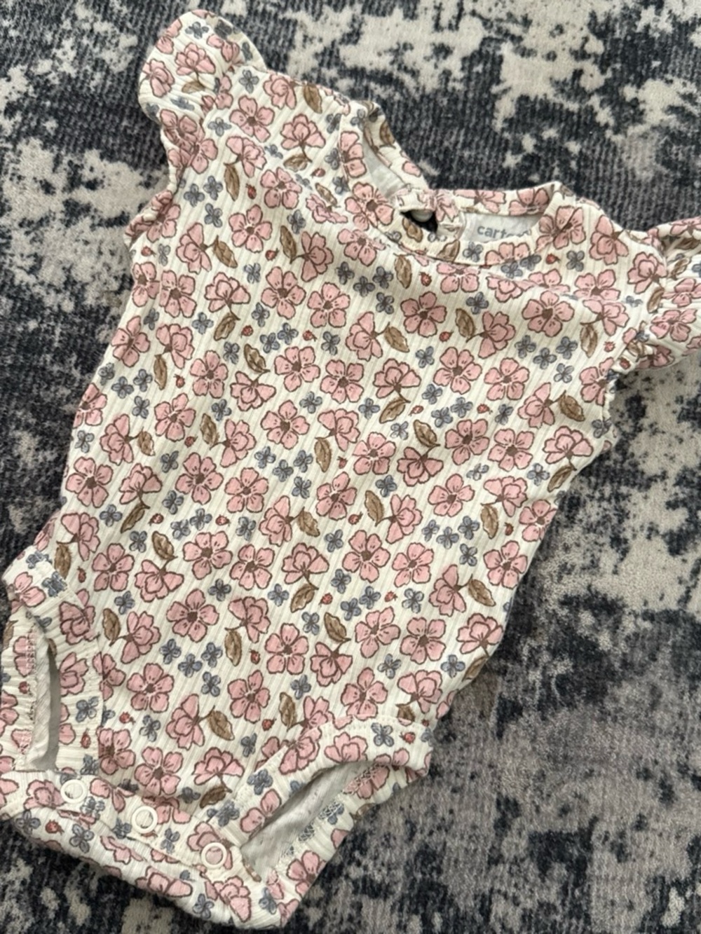 Carter’s Floral Ruffle Set - Picture 3 of 4